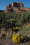 Many of the geologic features of Sedona are can be accessed with a "Red Rock Pass" issued by Coconino National Forest