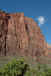 Moonlight Buttress, a classic Zion aid/hard-free rock climb